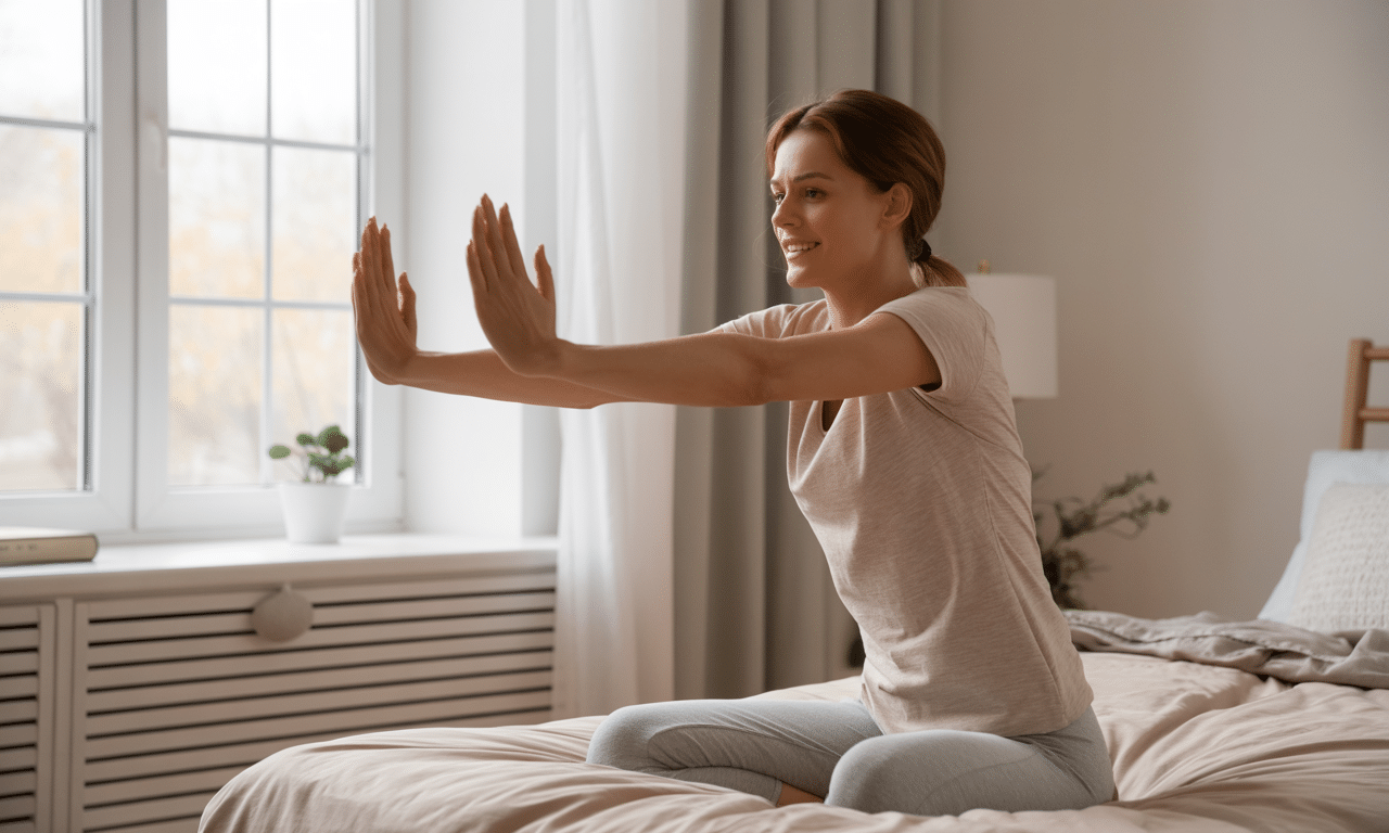 ruchów, które możesz wykonywać każdego ranka, aby obudzić swoje ciało i zacząć dzień pełen energii.