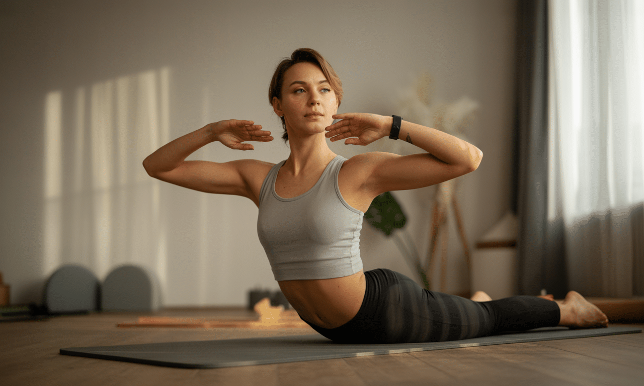 odkryj idealne połączenie siły i relaksu dzięki tej rutynie pilates. ćwiczenia są dostosowane do każdego poziomu zaawansowania – popraw kondycję, zrelaksuj ciało i umysł!