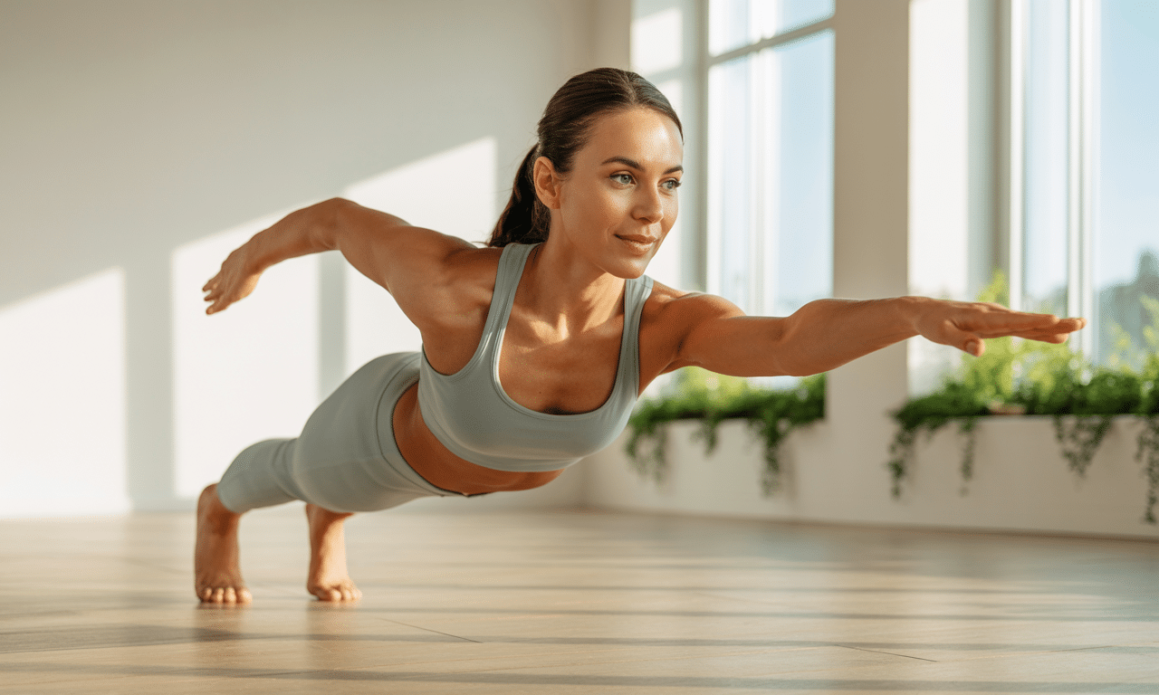 ćwiczenia z świata pilates, które dodają ci energii i poprawiają samopoczucie.